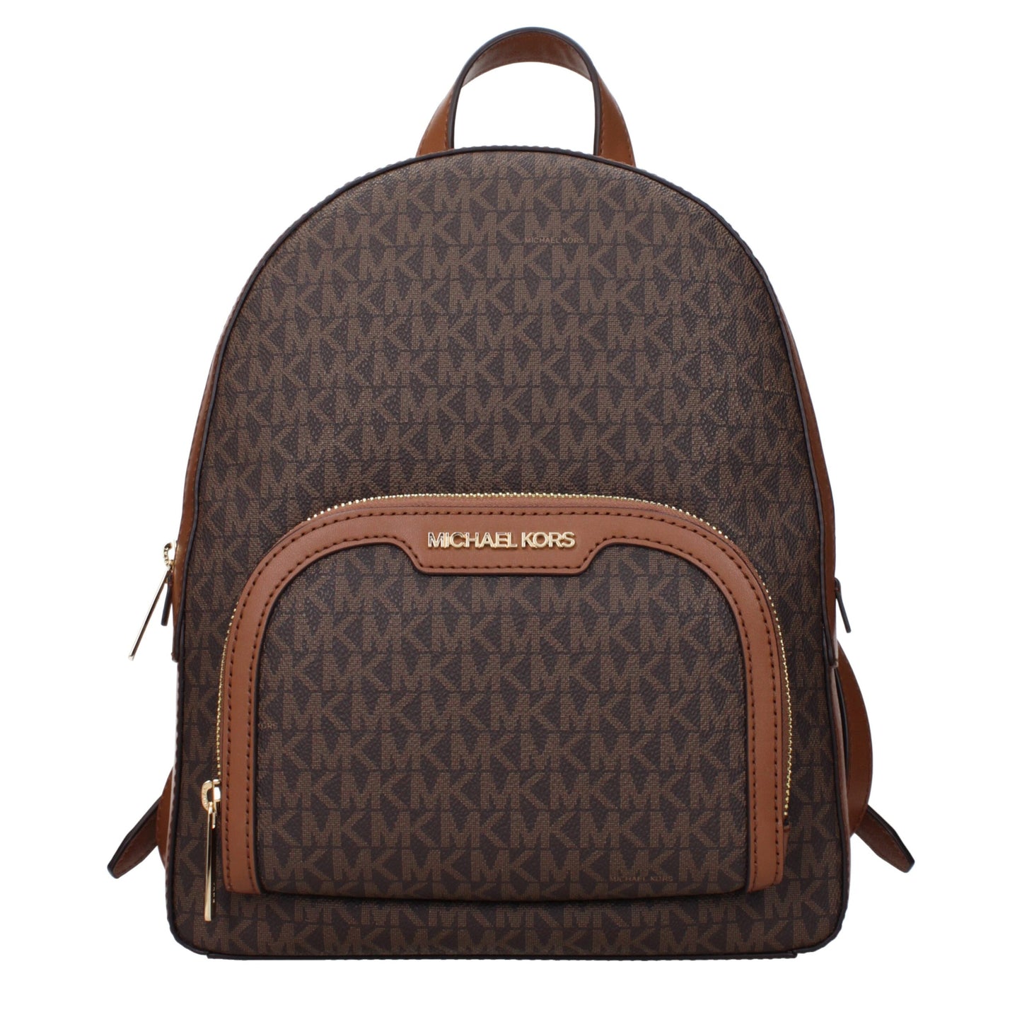 Michael Kors Brown Fabric Backpack Womens Backpack