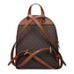 Michael Kors Brown Fabric Backpack Womens Backpack