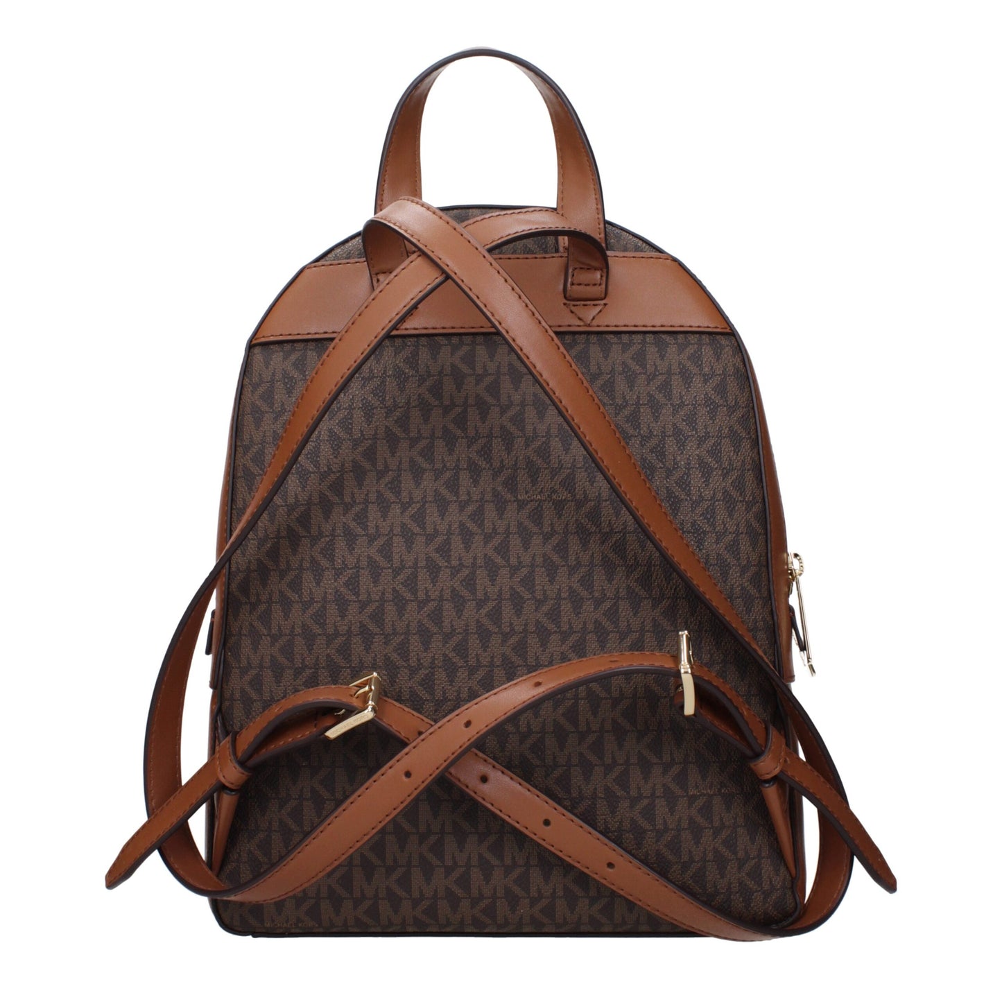 Michael Kors Brown Fabric Backpack Womens Backpack