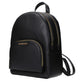 Michael Kors Black Leather Backpack Womens Backpack