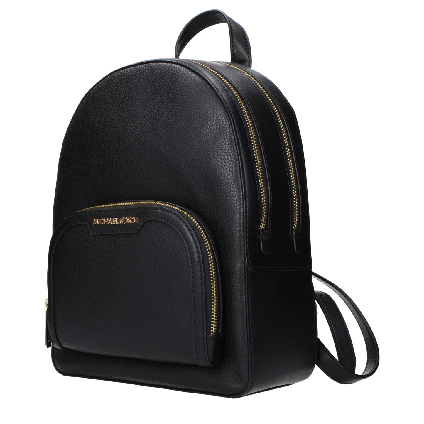 Michael Kors Black Leather Backpack Womens Backpack