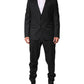 Dolce & Gabbana Dark Gray Wool Single Breasted 2 Piece Suit