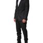 Dolce & Gabbana Dark Gray Wool Single Breasted 2 Piece Suit