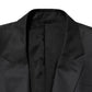 Dolce & Gabbana Dark Gray Wool Single Breasted 2 Piece Suit
