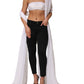 Dolce & Gabbana White Bustier Corset Cropped Chiffon Top