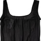 Dolce & Gabbana Black Nylon Sleeveless Round Neck Tank Top