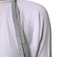 PINK MEMORIES White Cotton Short Sleeves Round Neck Blouse Top