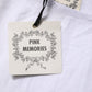 PINK MEMORIES White Cotton Short Sleeves Round Neck Blouse Top