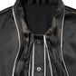 Dolce & Gabbana Black Silk Ascot Collared Button Blouse Top