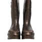 Dolce & Gabbana Metallic Brown Pull On Rain Boots Shoes