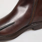 Dolce & Gabbana Brown Chelsea Leather Mid Calf Boots Shoes