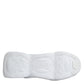 Dolce & Gabbana White Silver Slip On Wave Socks Sneakers Shoes