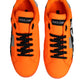 Dolce & Gabbana Orange Portofino Logo Tape Men Sneakers Shoes