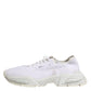 Dolce & Gabbana White Airmaster Low Top Men Sneakers Shoes