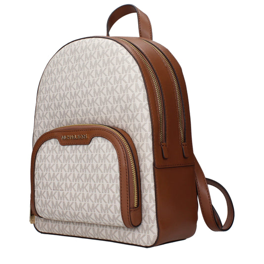 Michael Kors Beige Fabric Backpack Womens Backpack