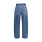 7FOR Light Blue Cotton Relaxed Fit Jeans