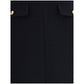 Chloé Black Wool Midi Skirt