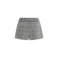 Self-Portrait Houndstooth wool Pants-skirt