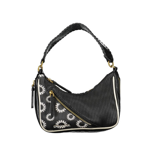 Desigual Black Polyethylene Handbag Womens Shoulder Bag