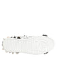Dolce & Gabbana Black White Studded Low Top Sneakers Shoes