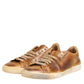 Dolce & Gabbana Brown Leather Low Top Men Sneakers Shoes