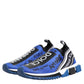 Dolce & Gabbana Blue Logo Low Top Sorrento Sneakers Shoes