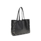 Valentino Garavani Black Calf Leather Bos Taurus Shoulder Bag