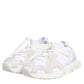 Dolce & Gabbana White Sorrento Low Top Lace Up Sneakers Shoes