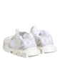 Dolce & Gabbana White Sorrento Low Top Lace Up Sneakers Shoes