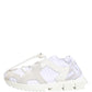 Dolce & Gabbana White Sorrento Low Top Lace Up Sneakers Shoes