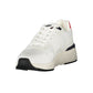 Blauer White Polyester Sneaker