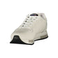 Blauer White Polyester Sneaker