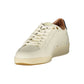 Blauer White Polyester Sneaker