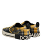 Dolce & Gabbana Multicolor Portofino Tartan Check Sneakers Shoes