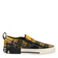 Dolce & Gabbana Multicolor Portofino Tartan Check Sneakers Shoes