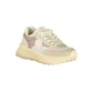 Blauer Beige Polyester Sneaker