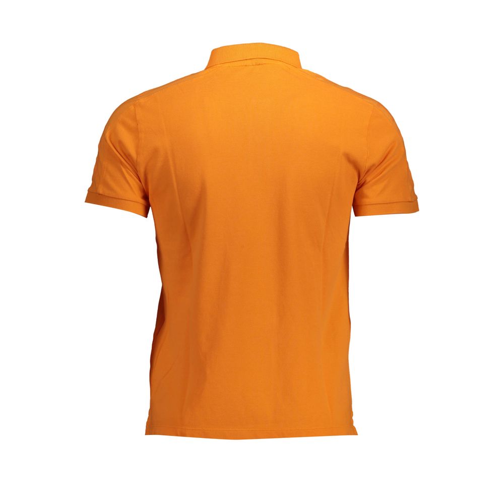 North Sails Orange Cotton Polo Shirt Mens T-Shirt