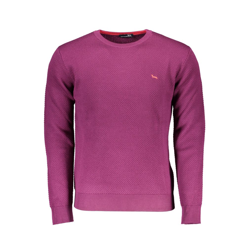 Harmont & Blaine Purple Wool Sweater Mens Sweater