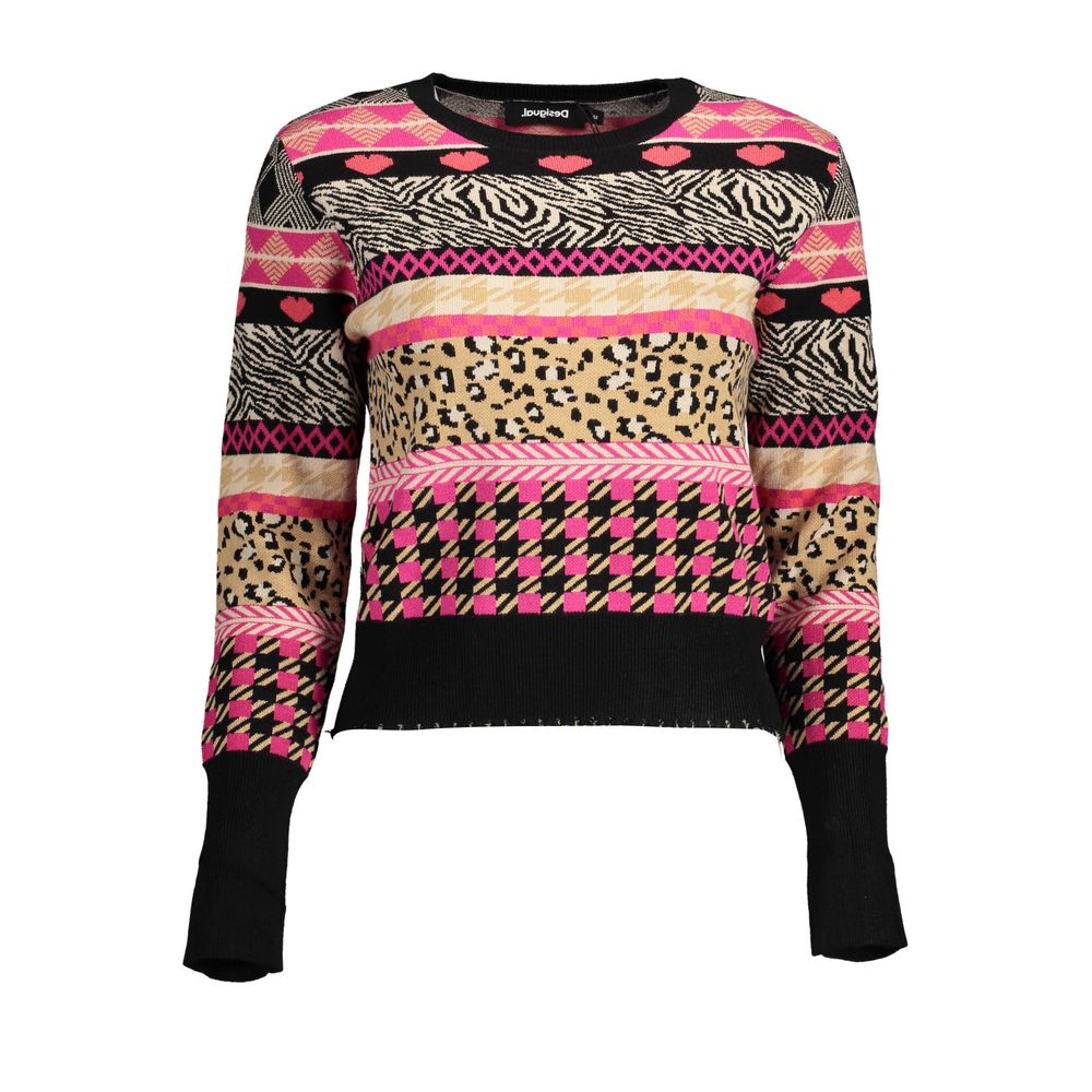 Desigual Black Polyester Sweater