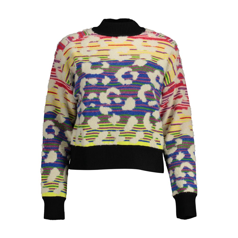 Desigual Blue Polyester Sweater