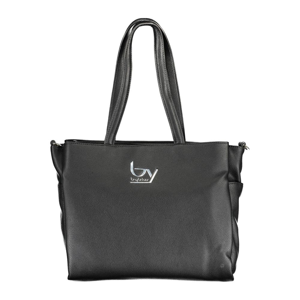 BYBLOS Black Polyurethane Women's Handbag Womens Shoulder Bag