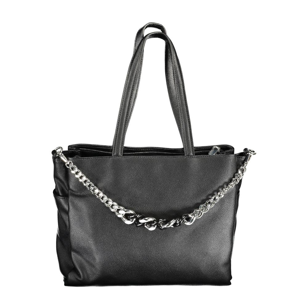 BYBLOS Black Polyurethane Women's Handbag Womens Shoulder Bag