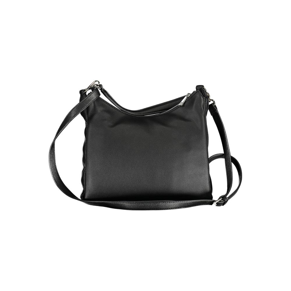 BYBLOS Black Polyurethane Women Handbag