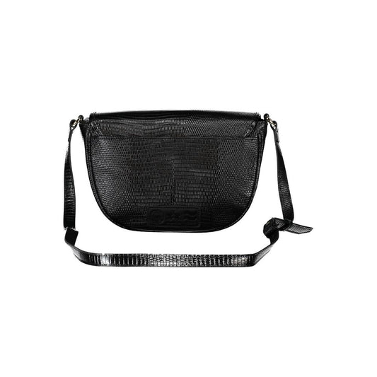 La Martina Black Polyethylene Handbag Womens Shoulder Bag