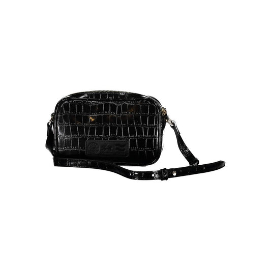 La Martina Black Polyethylene Handbag Womens Shoulder Bag