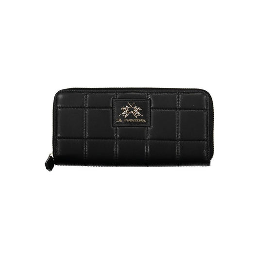 La Martina Black Polyethylene Handbag Womens Wallet
