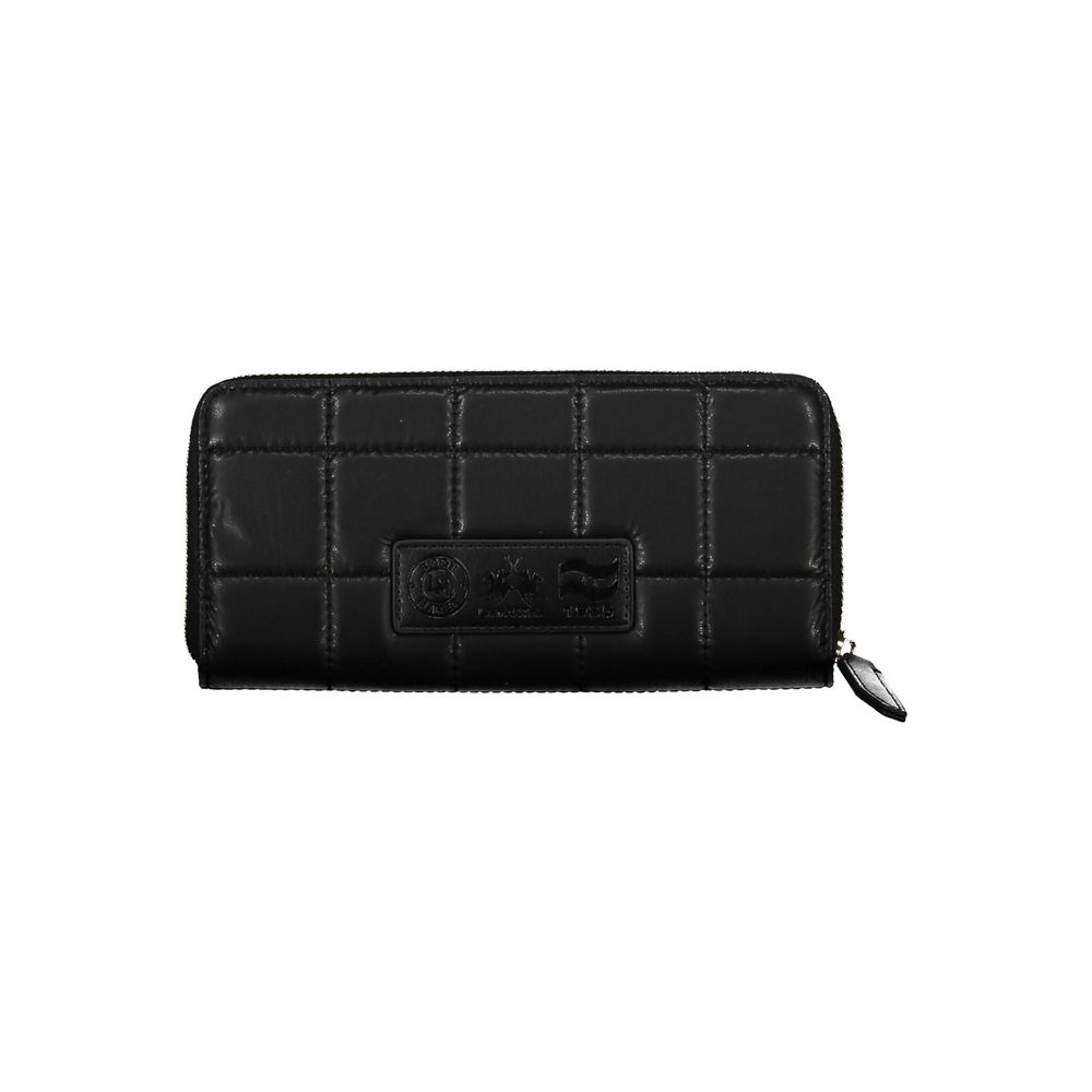 La Martina Black Polyethylene Handbag Womens Wallet