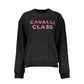 Cavalli Class Black Cotton Sweatshirt