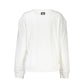 Cavalli Class White Cotton Sweatshirt