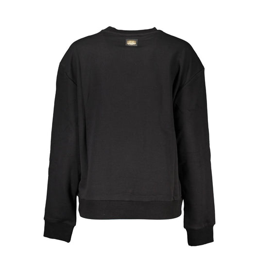 Cavalli Class Black Cotton Sweatshirt